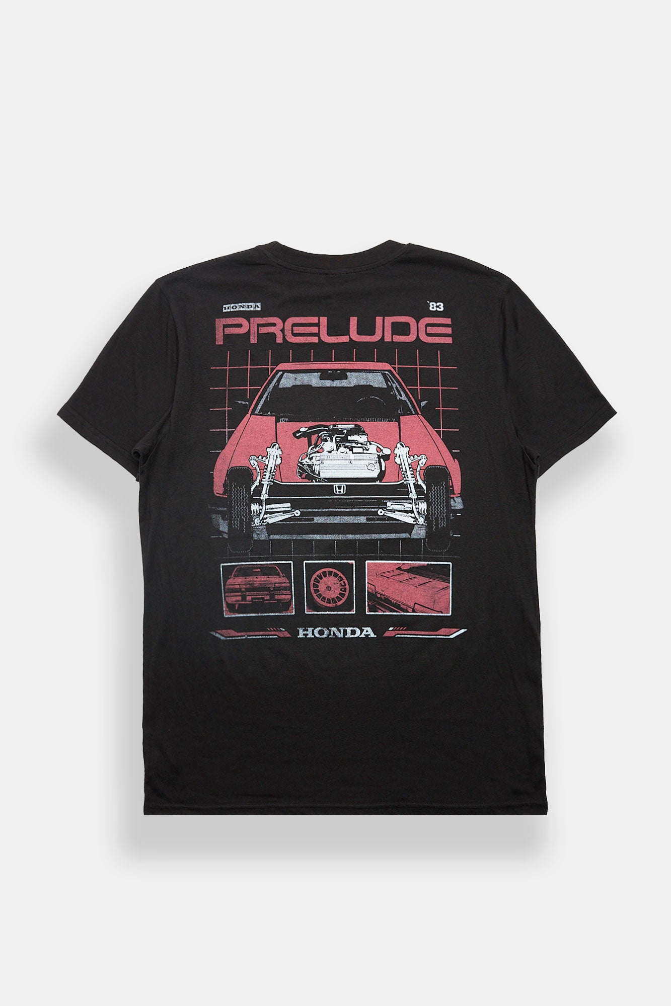 Honda Prelude Graphic Tee - Black /