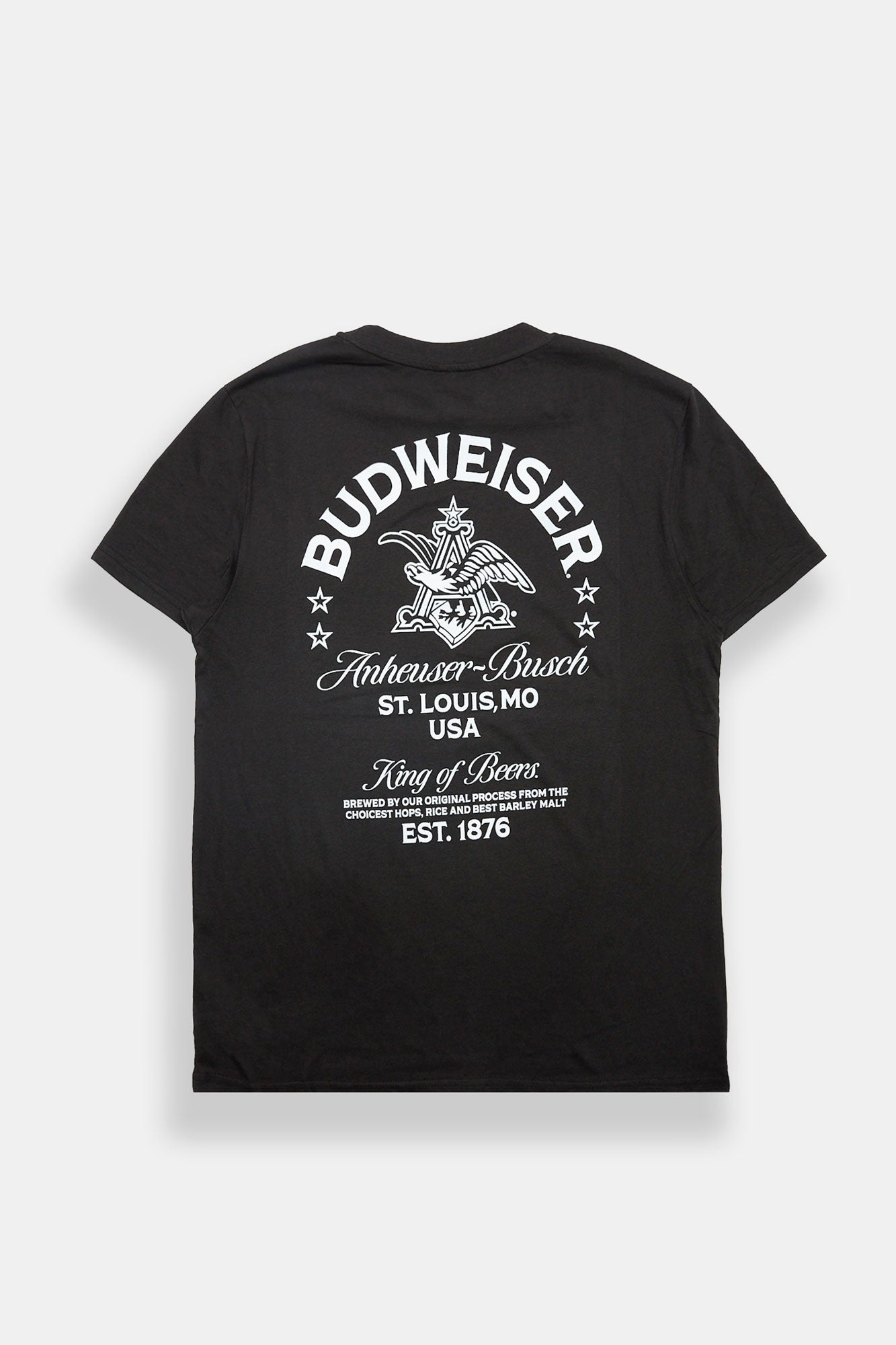 Budweiser King of Beers Graphic Tee - Black /