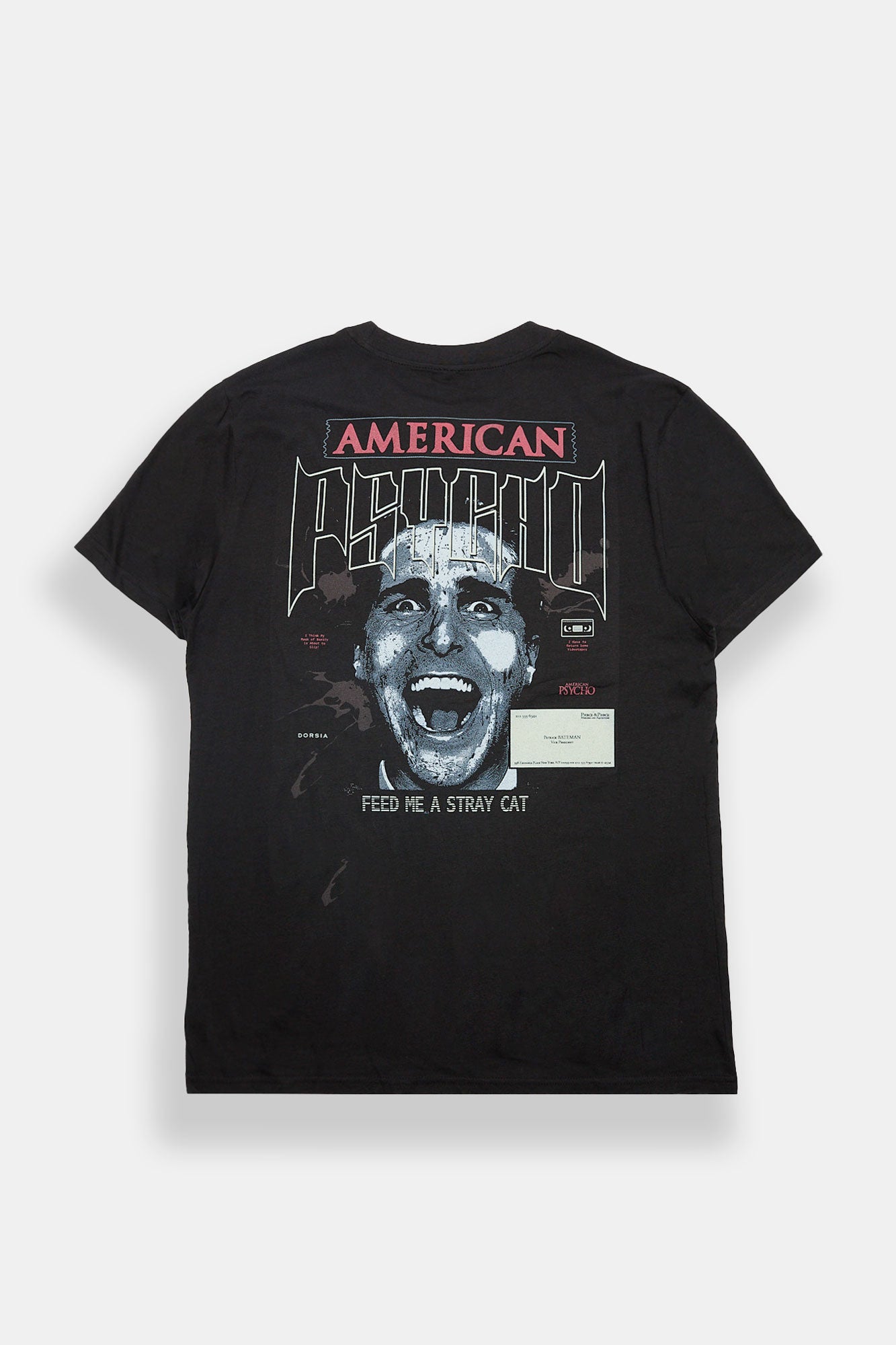 American Psycho Graphic Tee - Black /