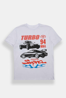 T-shirt imprimé Toyota Supra MK4 Turbo