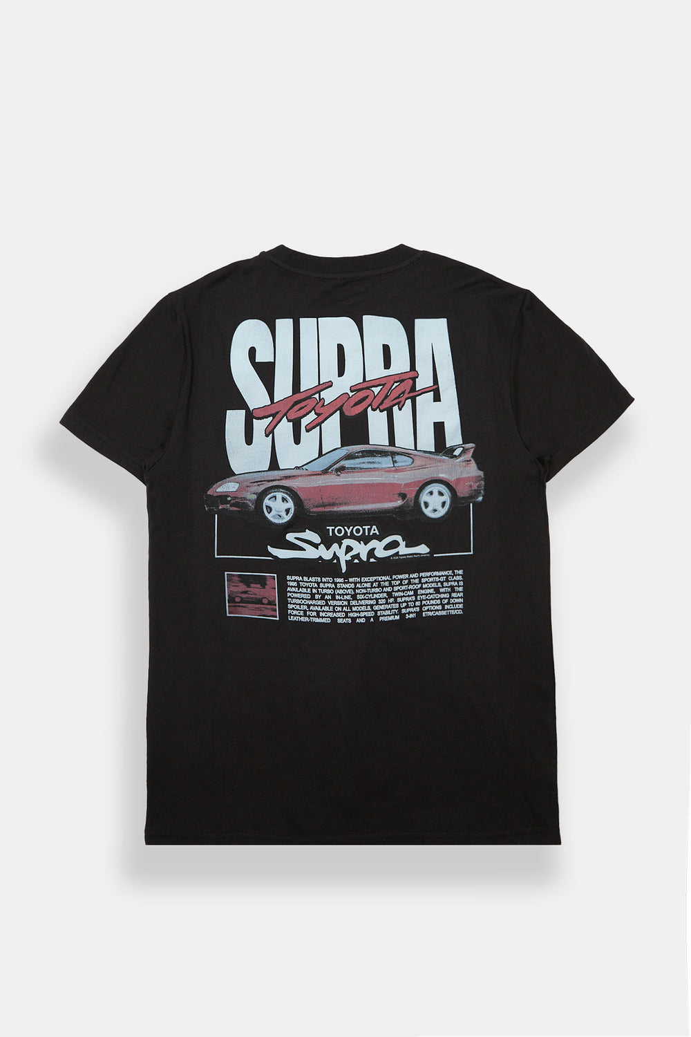 Toyota Supra Script Graphic Tee Toyota Supra Script Graphic Tee