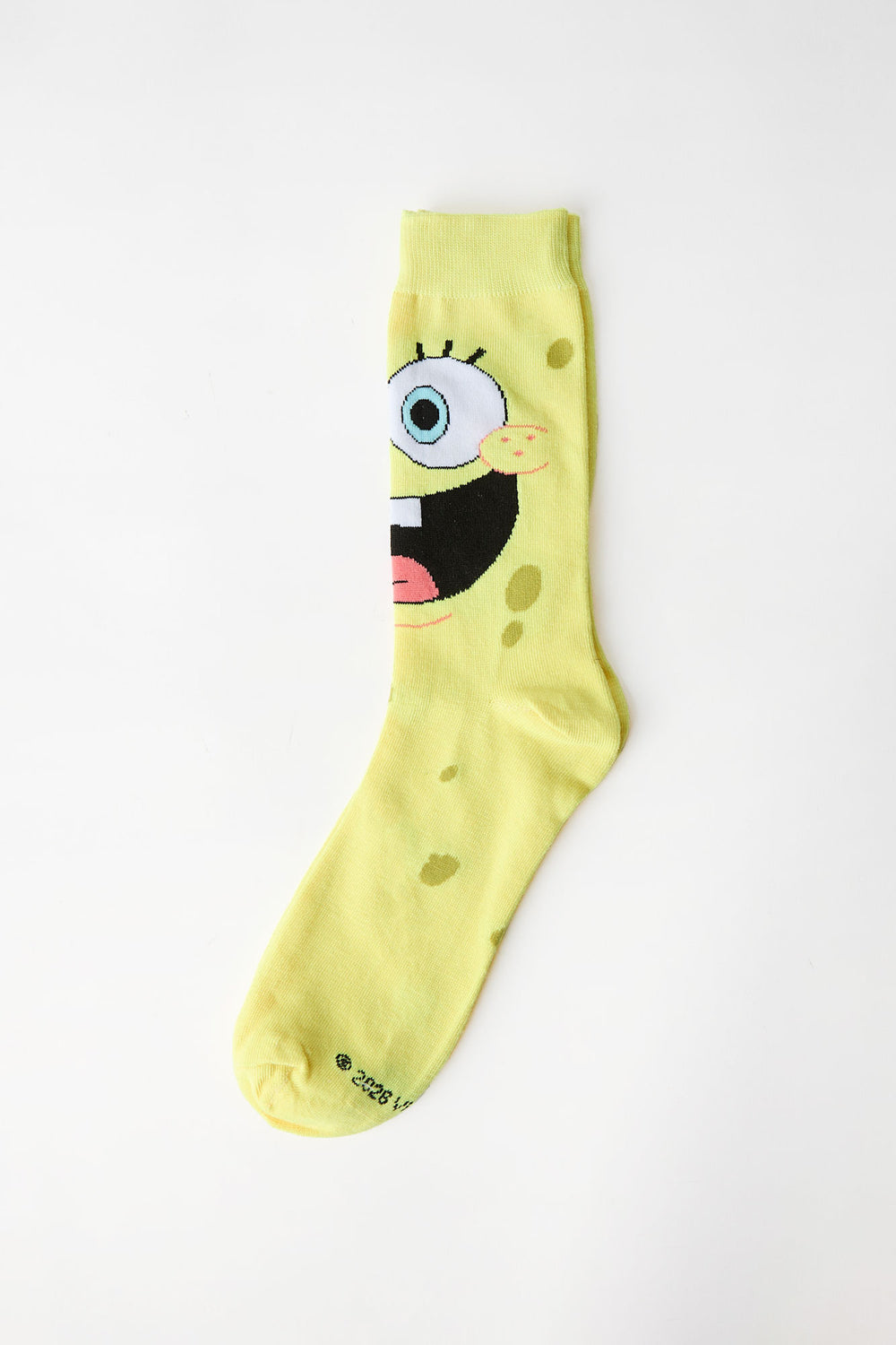 SpongeBob Faces Printed Jacquard Crew Socks SpongeBob Faces Printed Jacquard Crew Socks