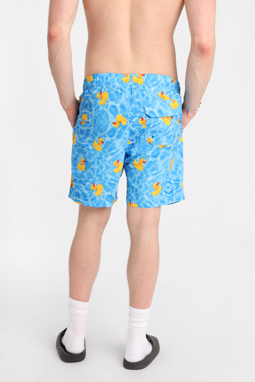 Short de bain canards en caoutchouc 7 po Short de bain canards en caoutchouc 7 po