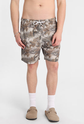 Short de bain camouflage arbre 7 po
