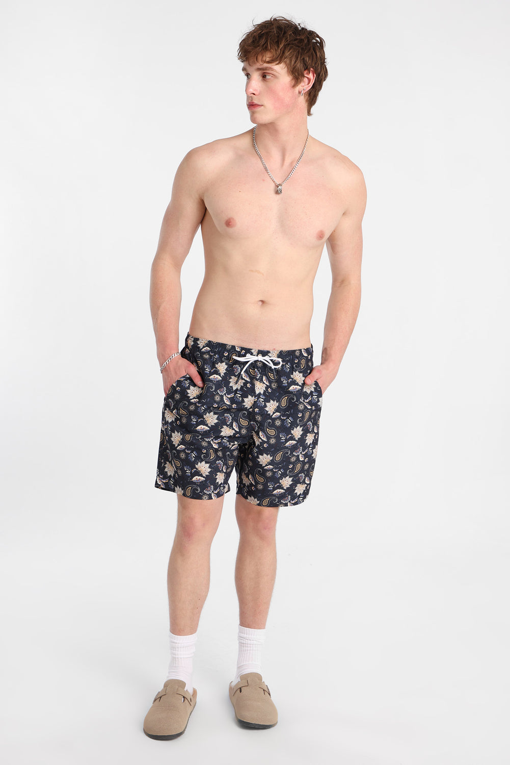 Short de bain cachemire 7 po Short de bain cachemire 7 po