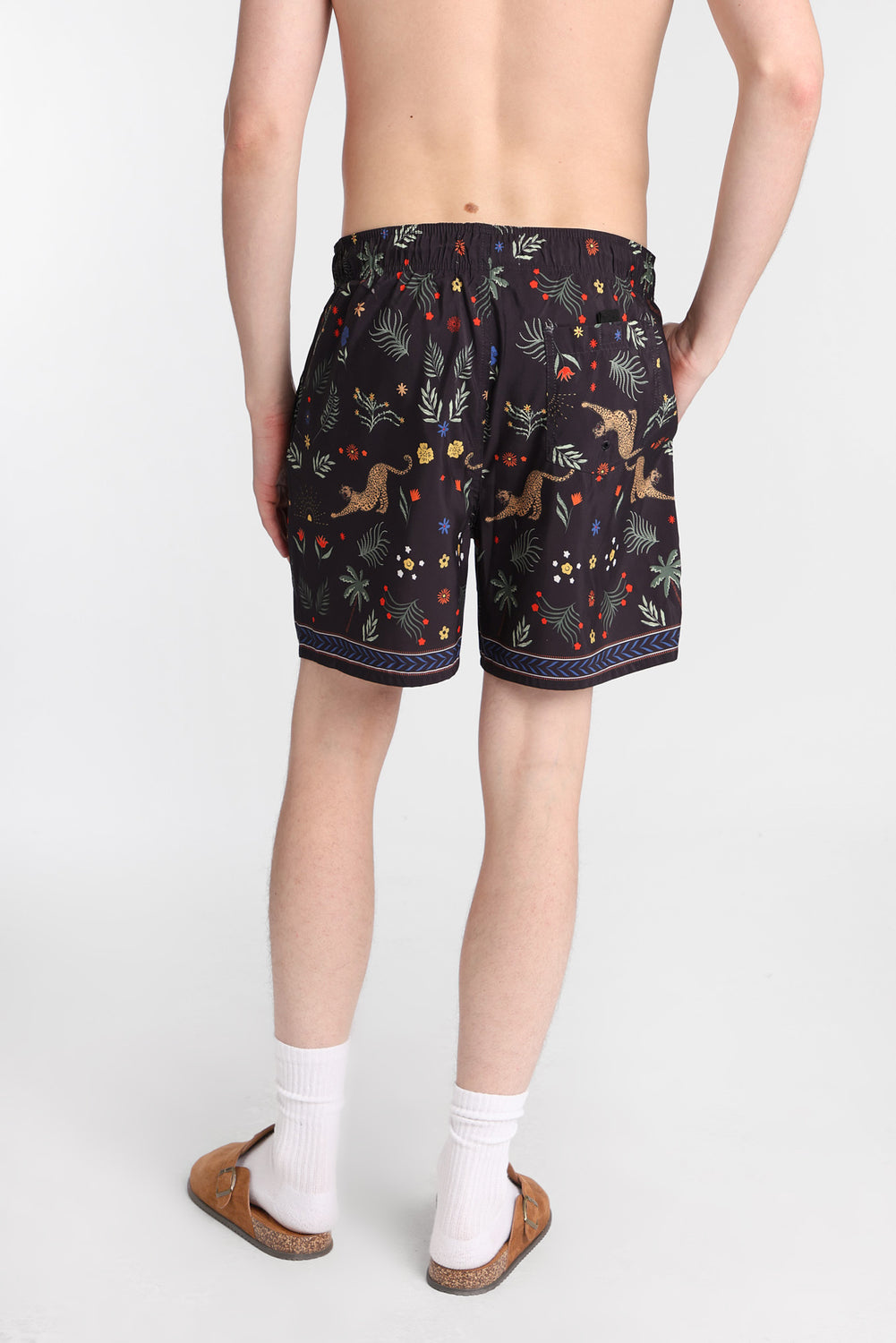 Short de bain à imprimé jungle 5,5 po Short de bain à imprimé jungle 5,5 po