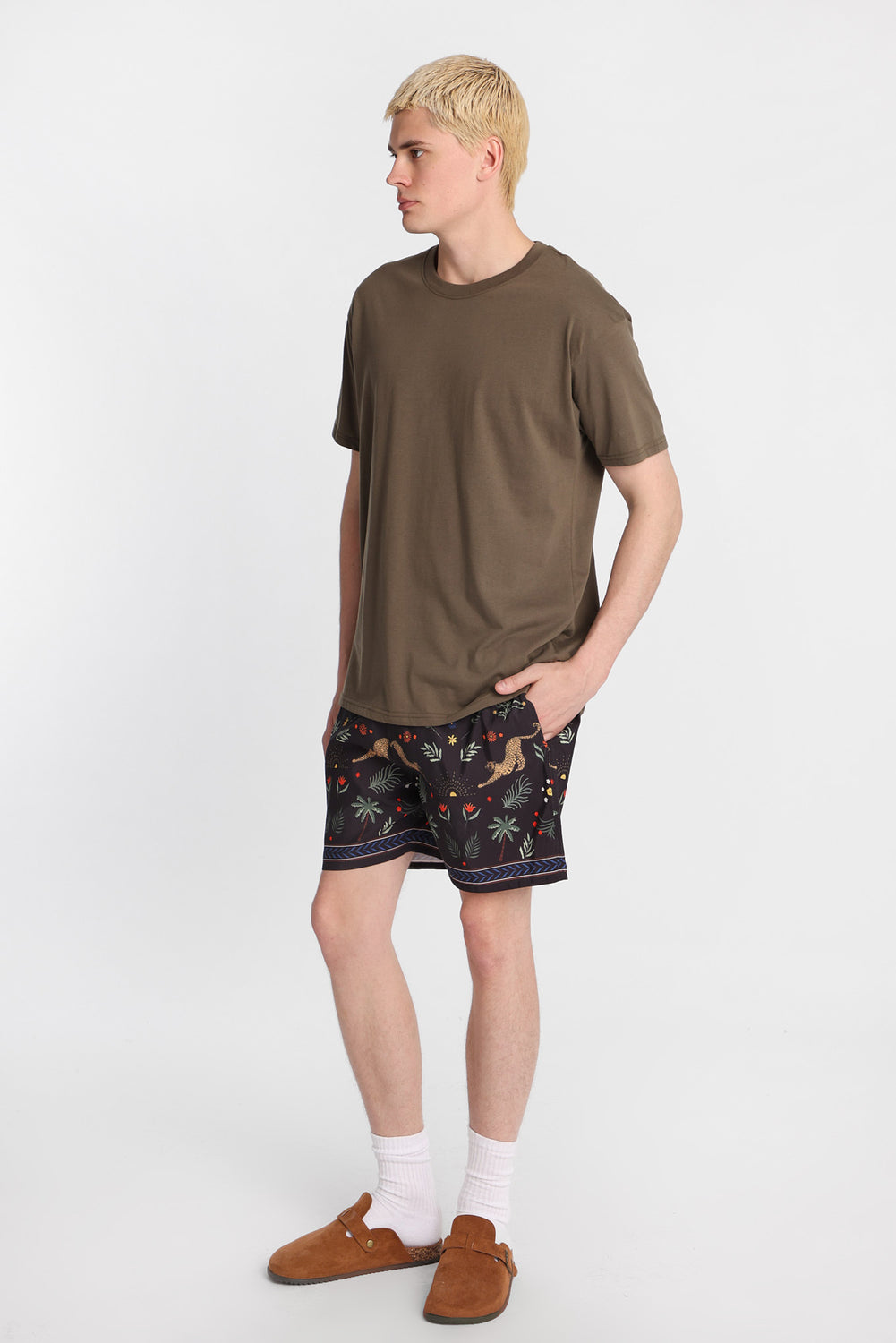 Short de bain à imprimé jungle 5,5 po Short de bain à imprimé jungle 5,5 po