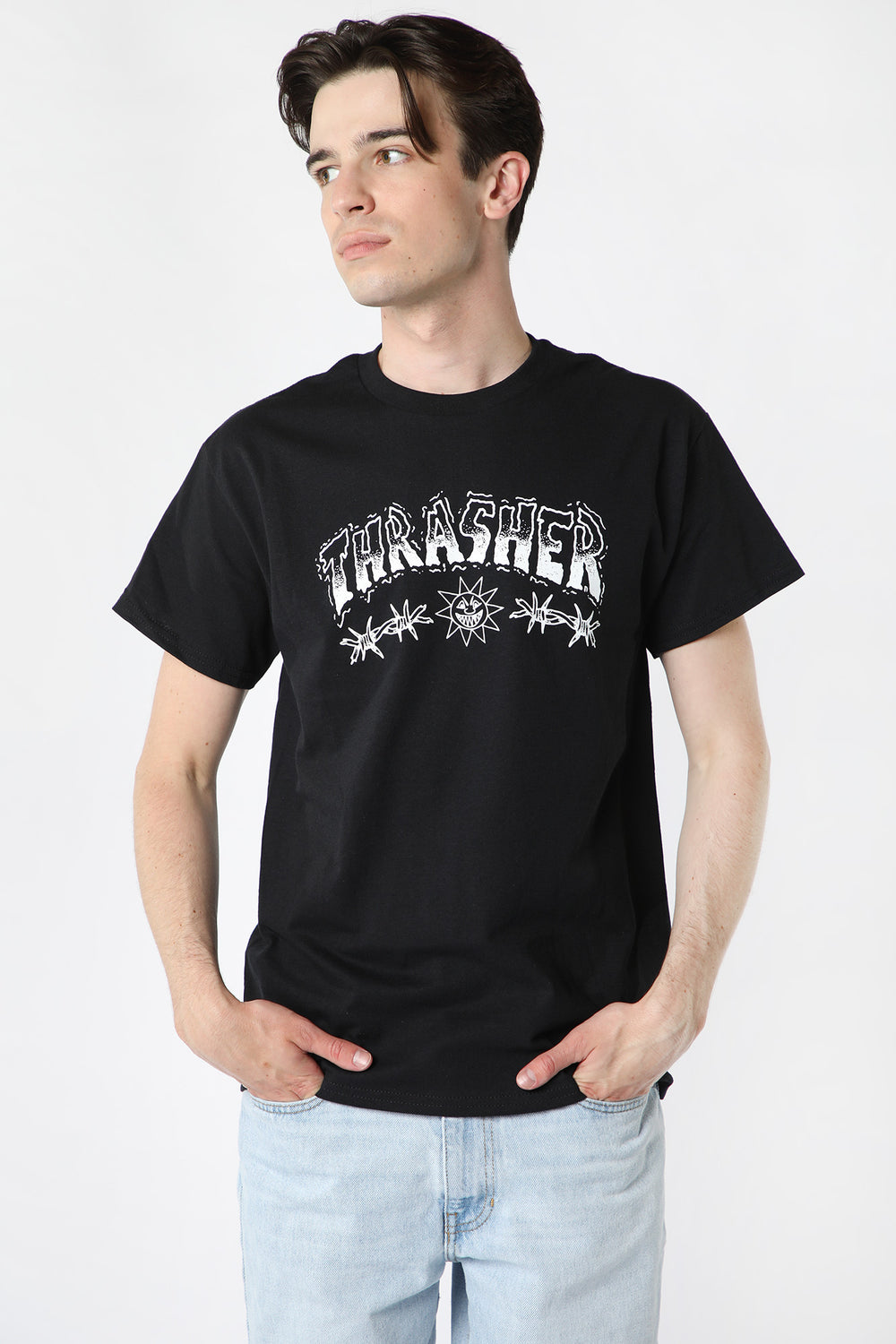 T-Shirt Barbed Wire Thrasher Noir