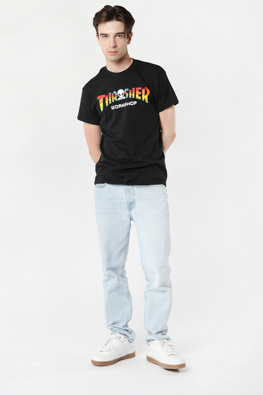 Thrasher x Alien Workshop Spectrum T-Shirt Black