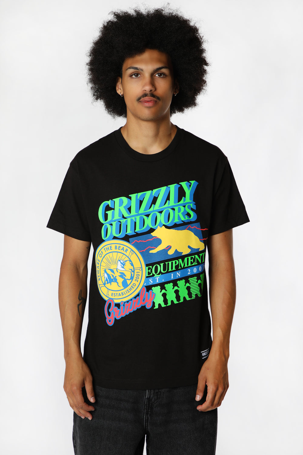 Grizzly Neon Trail T-Shirt Grizzly Neon Trail T-Shirt