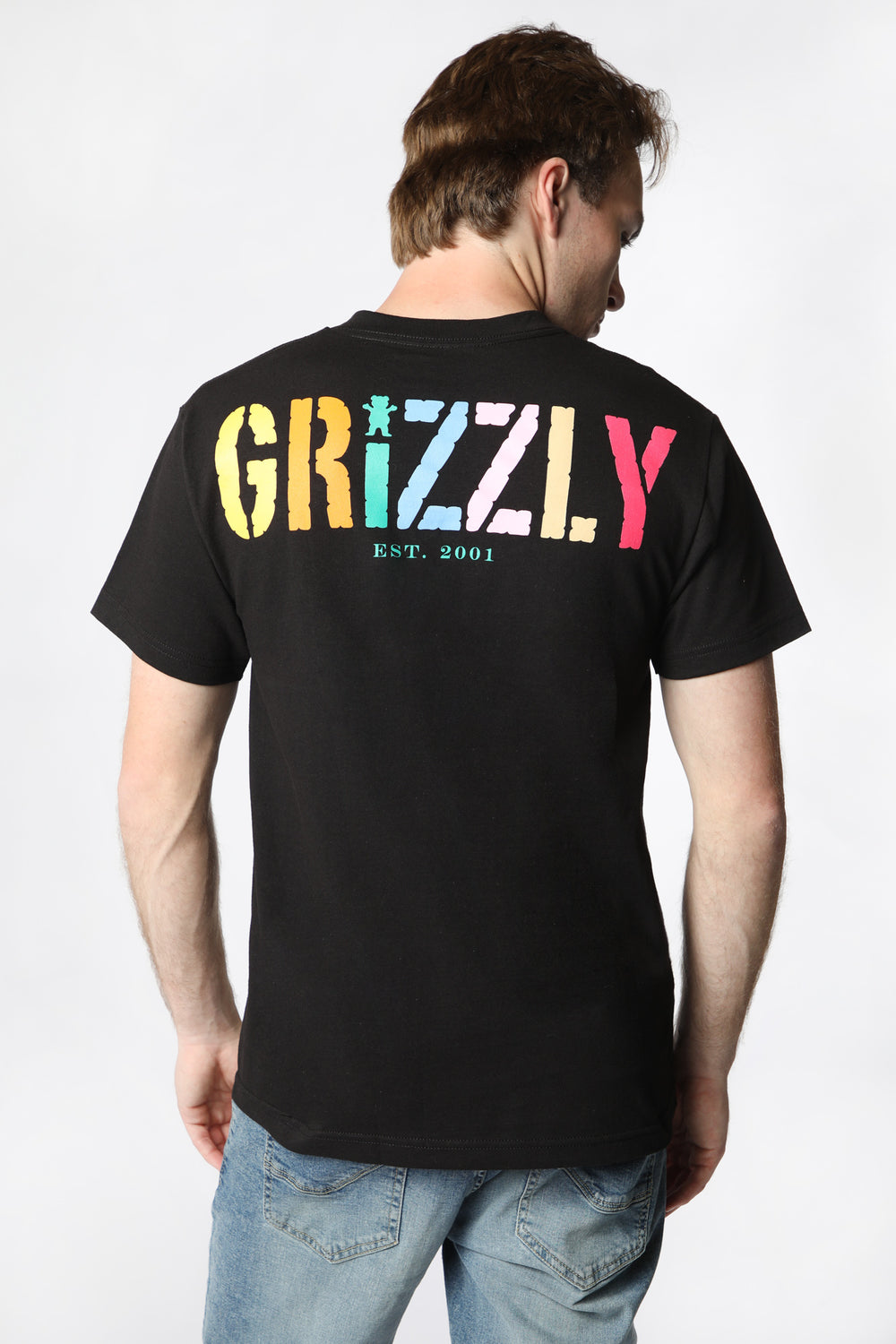 T-Shirt Terracotta Grizzly Noir