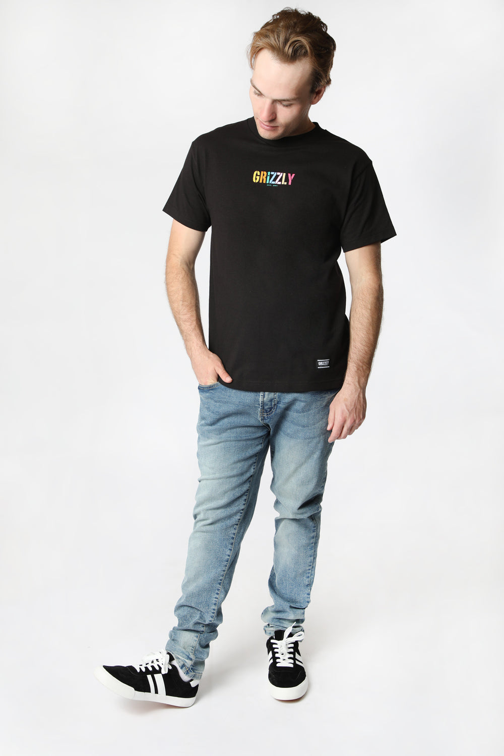 Grizzly Terracotta T-Shirt Black