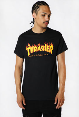 T-Shirt Noir Thrasher Magazine