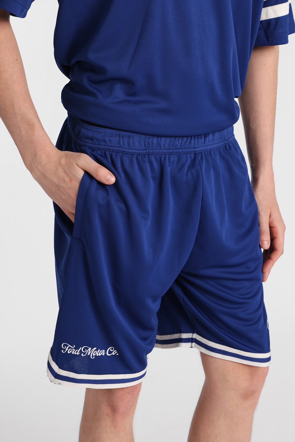 Short en maille imprimé Ford Short en maille imprimé Ford