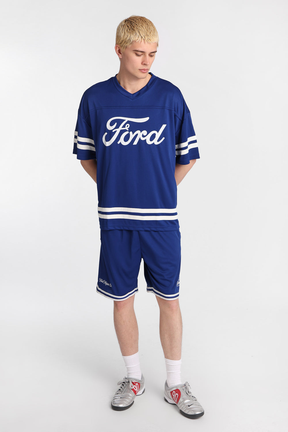 Short en maille imprimé Ford Short en maille imprimé Ford