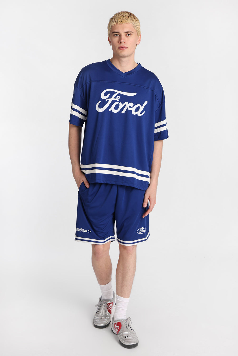 Maillot en maille imprimé Ford Maillot en maille imprimé Ford