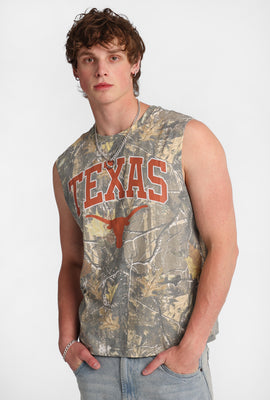 Débardeur surdimensionné imprimé Texas Longhorns
