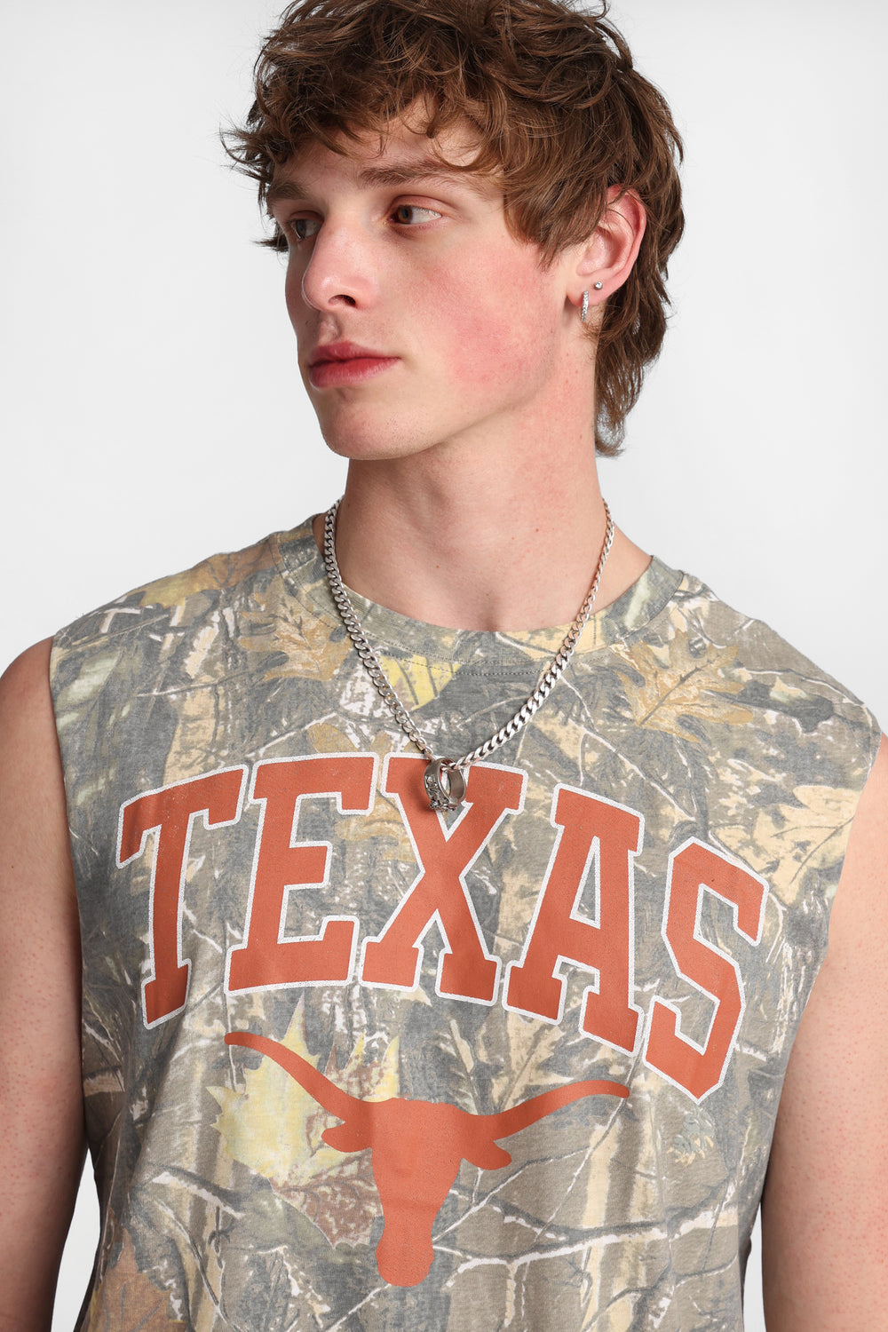 Texas Longhorns Graphic Oversized Tank Top Texas Longhorns Graphic Oversized Tank Top