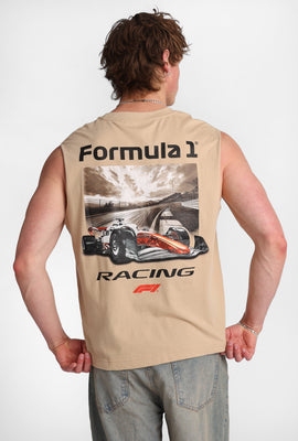F1 Racing Graphic Oversized Tank Top