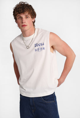 Coors Golden Colorado Graphic Oversized Tank Top