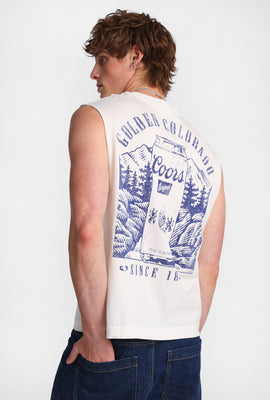 Coors Golden Colorado Graphic Oversized Tank Top