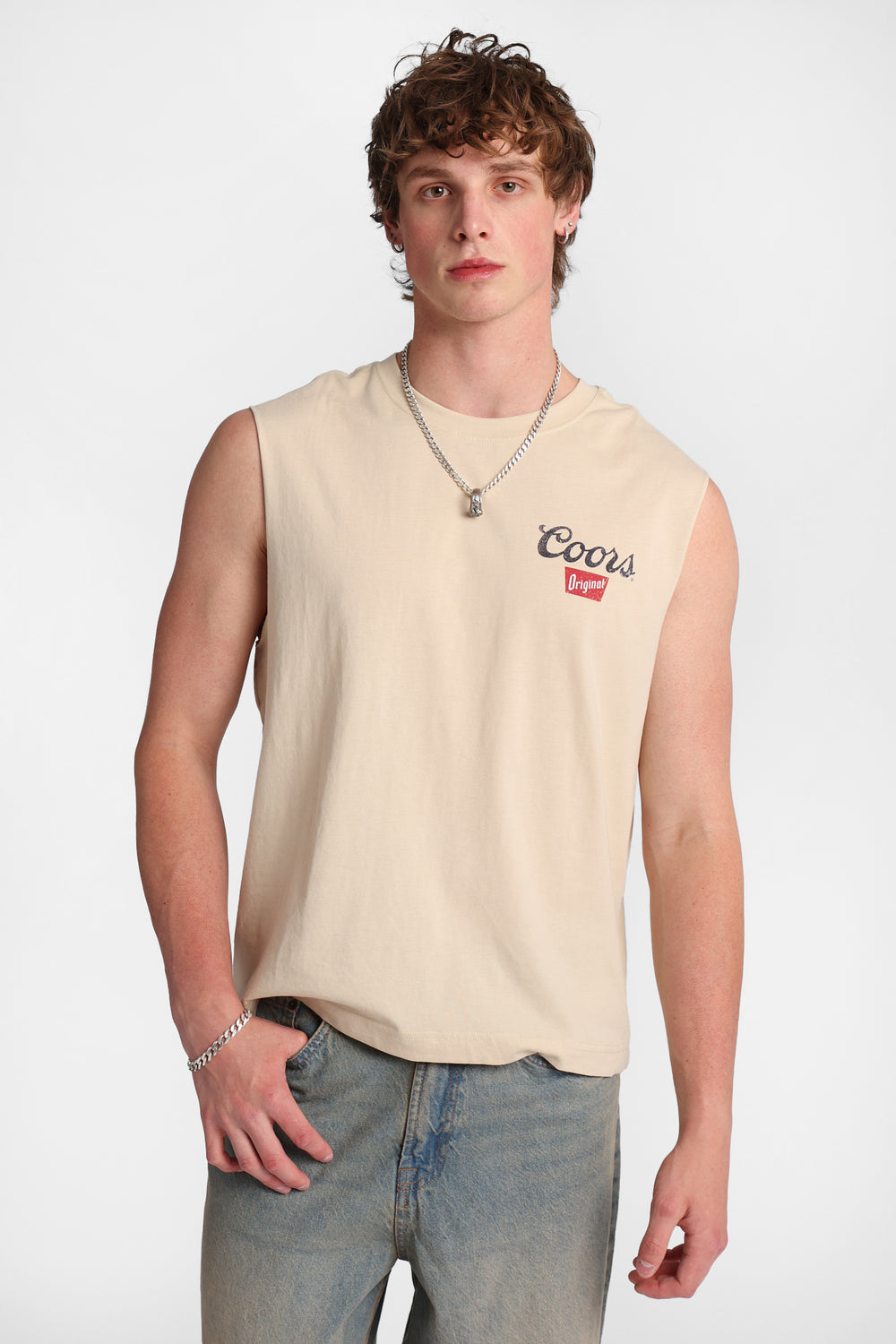 Coors Original Golden Co. Graphic Oversized Tank Top Coors Original Golden Co. Graphic Oversized Tank Top