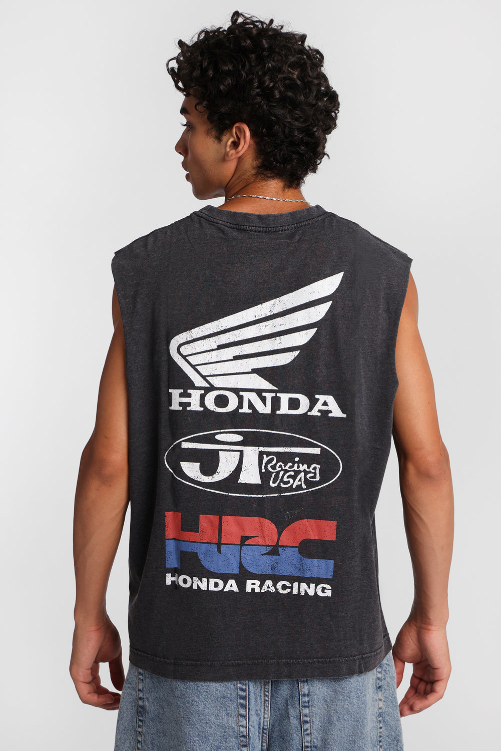 Honda Racing Graphic Oversized Tank Top Honda Racing Graphic Oversized Tank Top