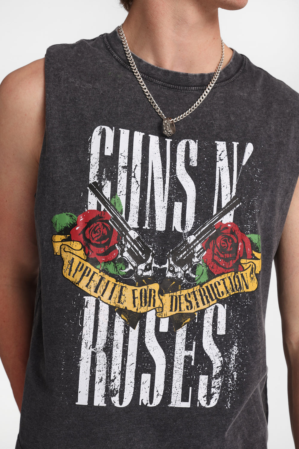 Guns N' Roses Appetite For Destruction Graphic Oversized Tank Top Guns N' Roses Appetite For Destruction Graphic Oversized Tank Top