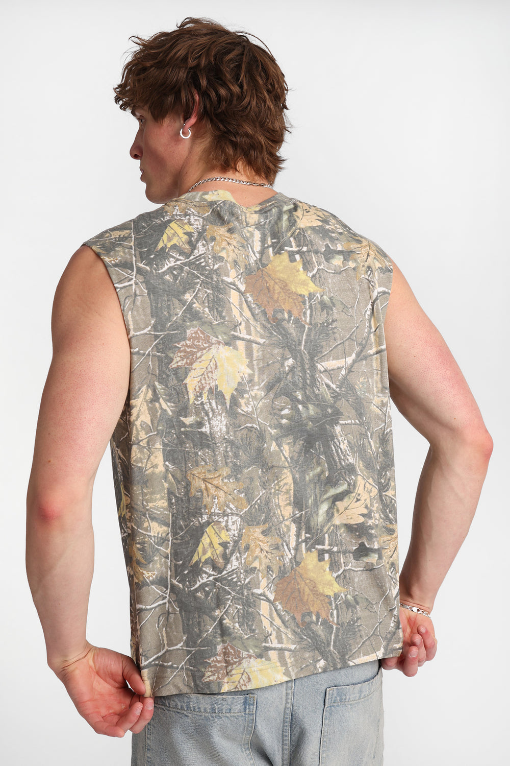 F1 Logo Graphic Oversized Tank Top F1 Logo Graphic Oversized Tank Top