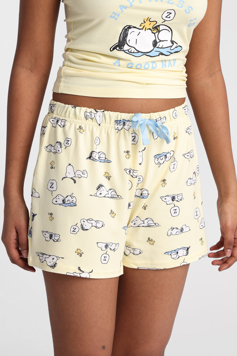 Ensemble camisole et short pyjama imprimé Peanuts Snoopy Ensemble camisole et short pyjama imprimé Peanuts Snoopy