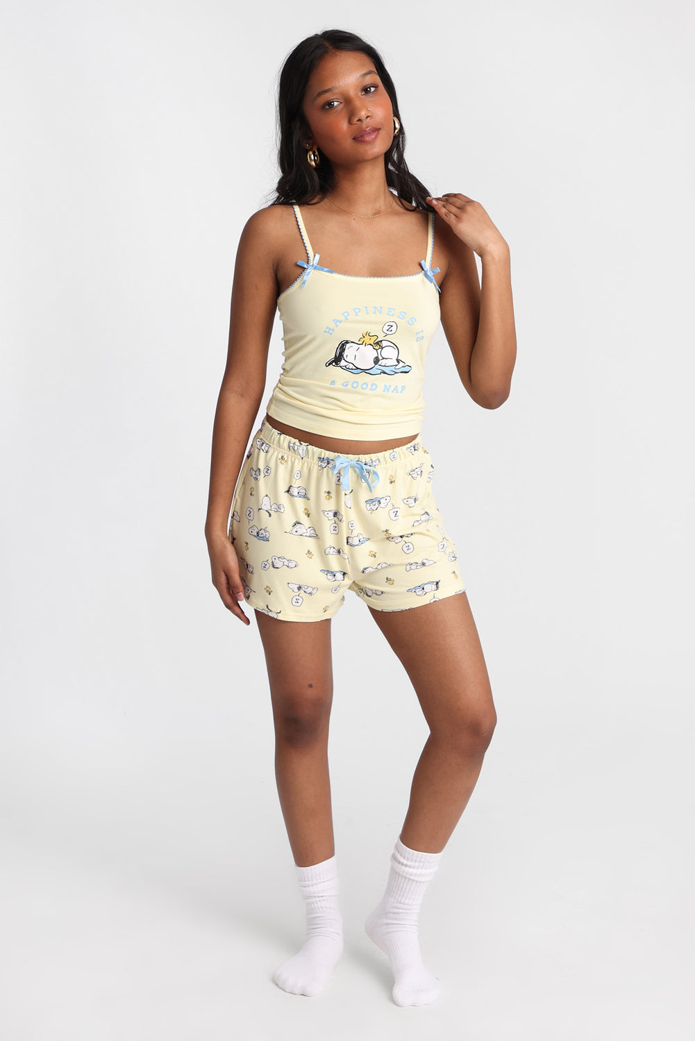 Ensemble camisole et short pyjama imprimé Peanuts Snoopy Ensemble camisole et short pyjama imprimé Peanuts Snoopy