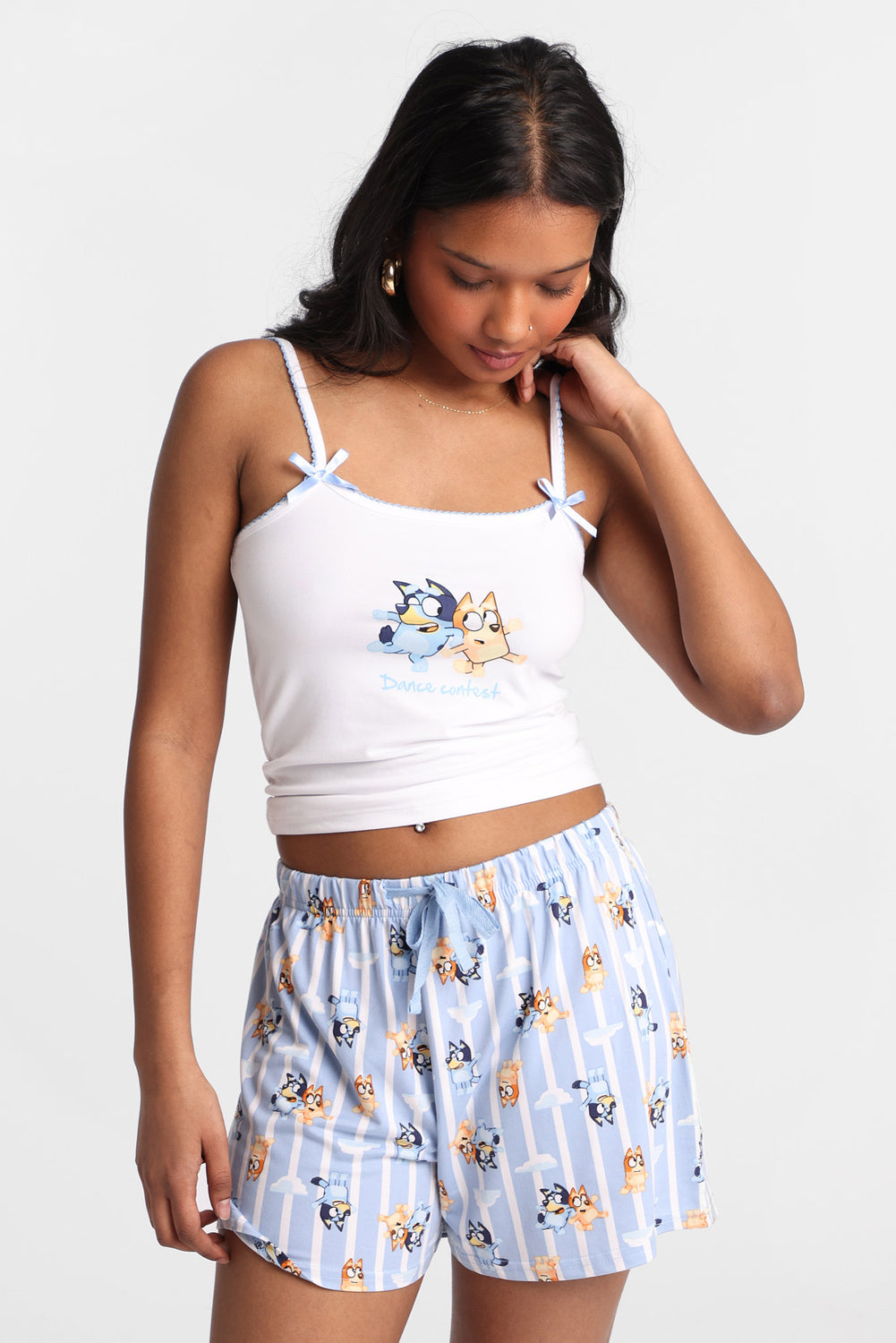 Ensemble camisole et short pyjama imprimé Bluey Ensemble camisole et short pyjama imprimé Bluey