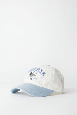 Peanuts Snoopy Brooklyn Embroidered Baseball Cap