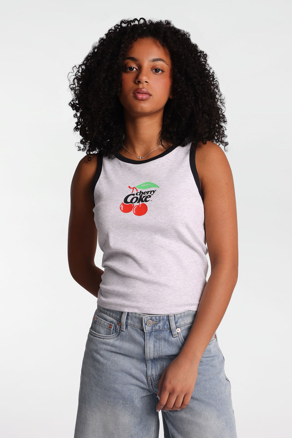 Débardeur imprimé Cherry Coke Débardeur imprimé Cherry Coke