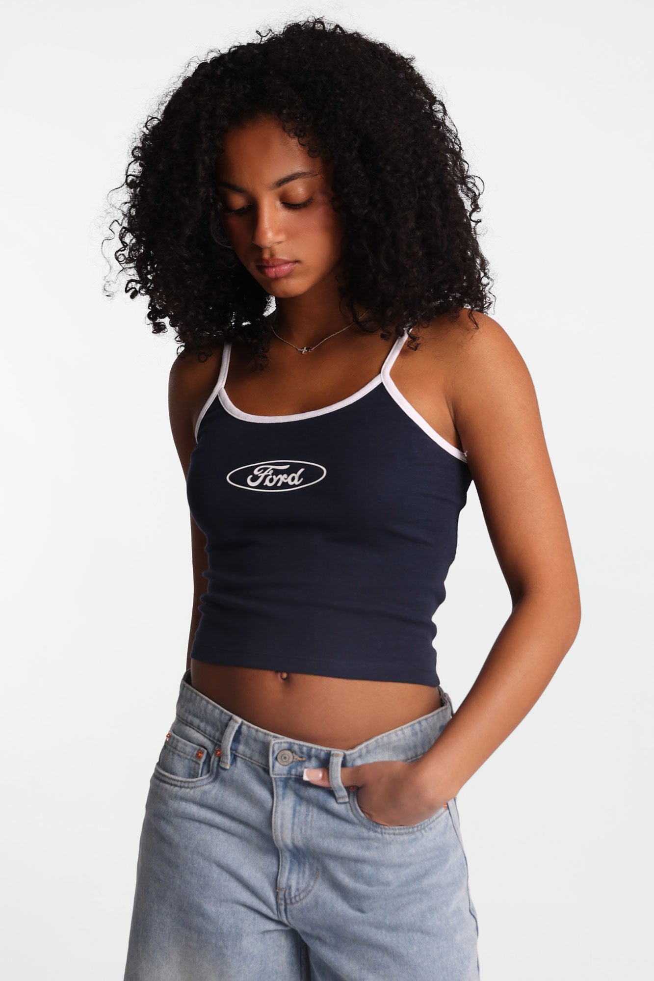 Ford Logo Camisole - Navy /