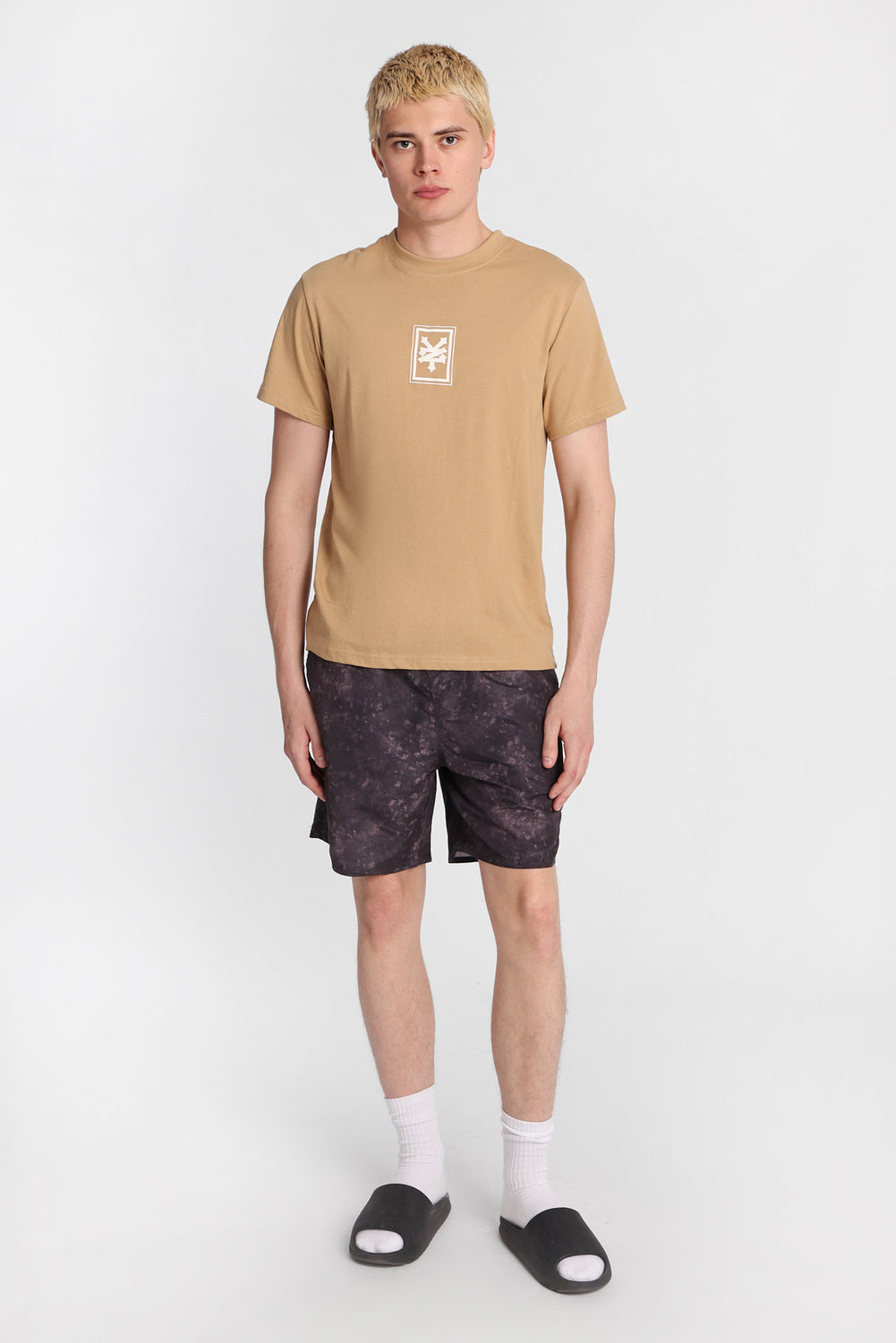 Zoo York Black Tie-Dye Swim Shorts 7