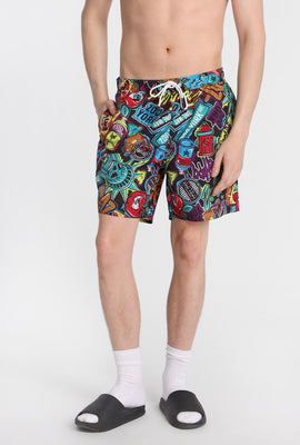 Zoo York NYC Graffiti Swim Shorts 7