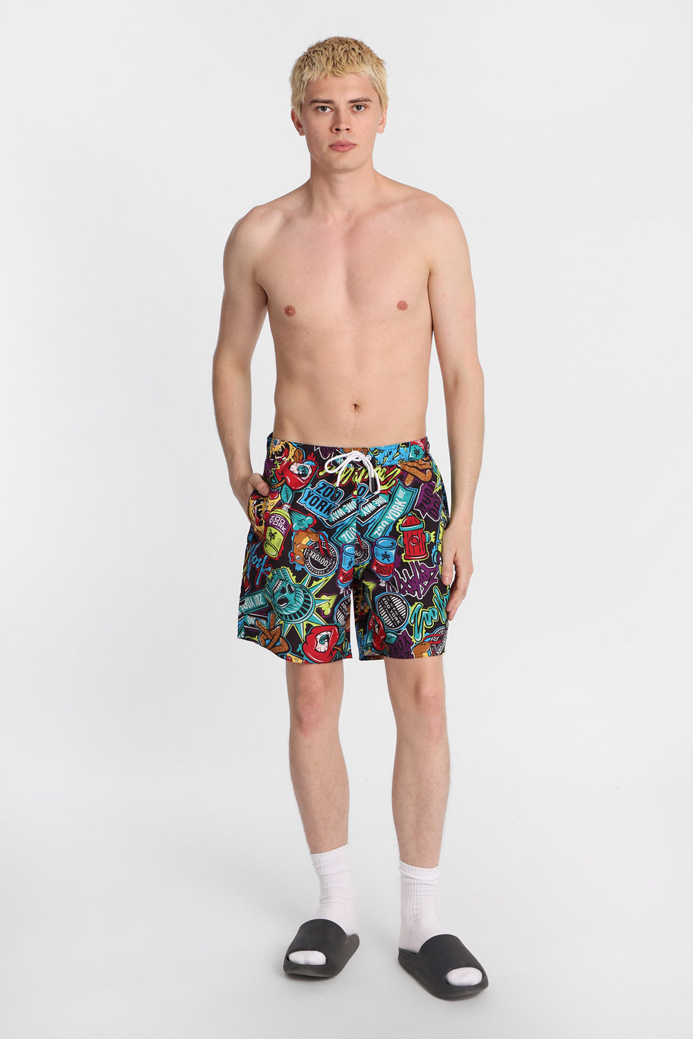 Zoo York NYC Graffiti Swim Shorts 7