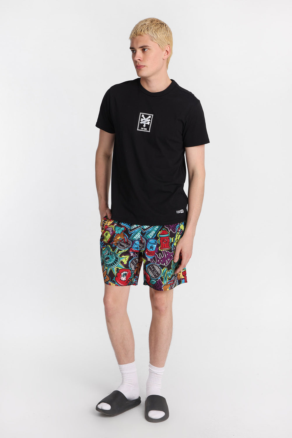 Zoo York NYC Graffiti Swim Shorts 7
