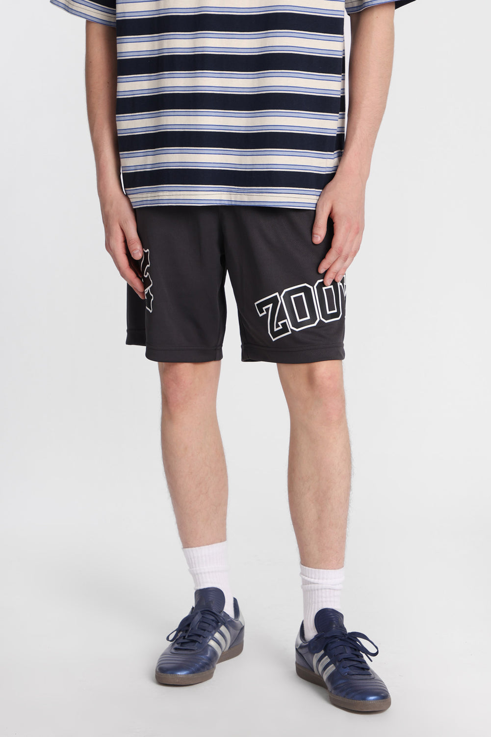 Short en maille imprimé logo Zoo York Short en maille imprimé logo Zoo York