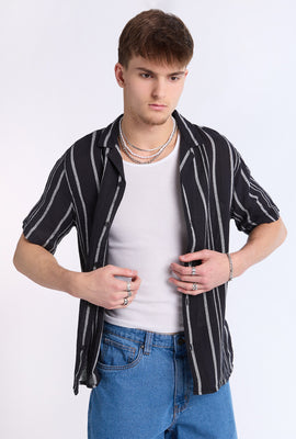 Chemise en gaze à rayures Arsenic homme
