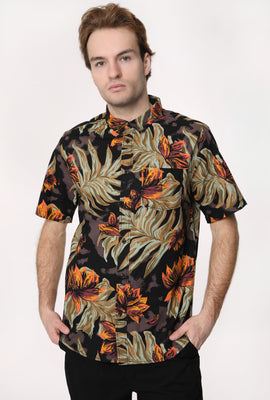 Zoo York Mens Tropical Printed Button-Up