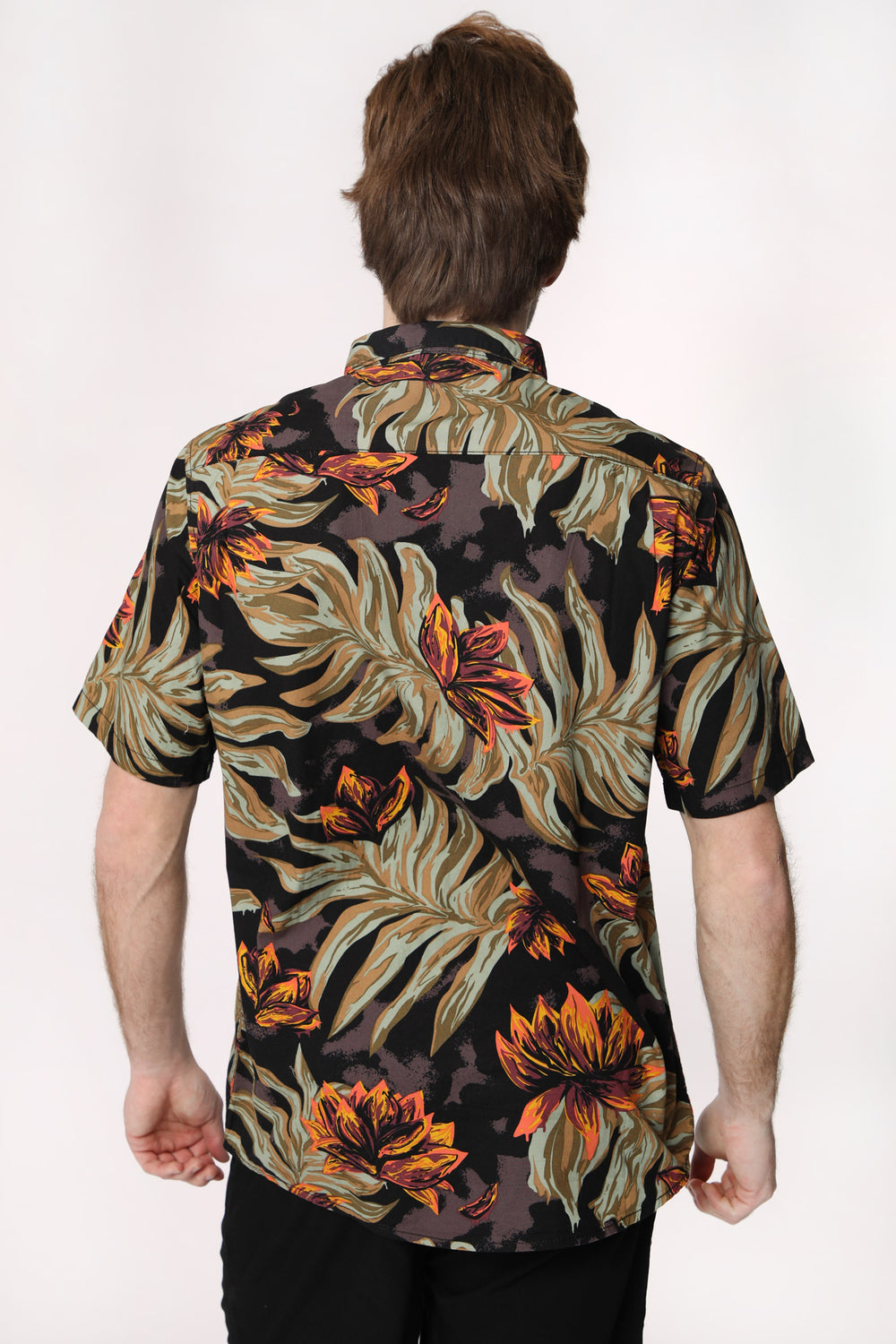 Zoo York Mens Tropical Printed Button-Up Zoo York Mens Tropical Printed Button-Up