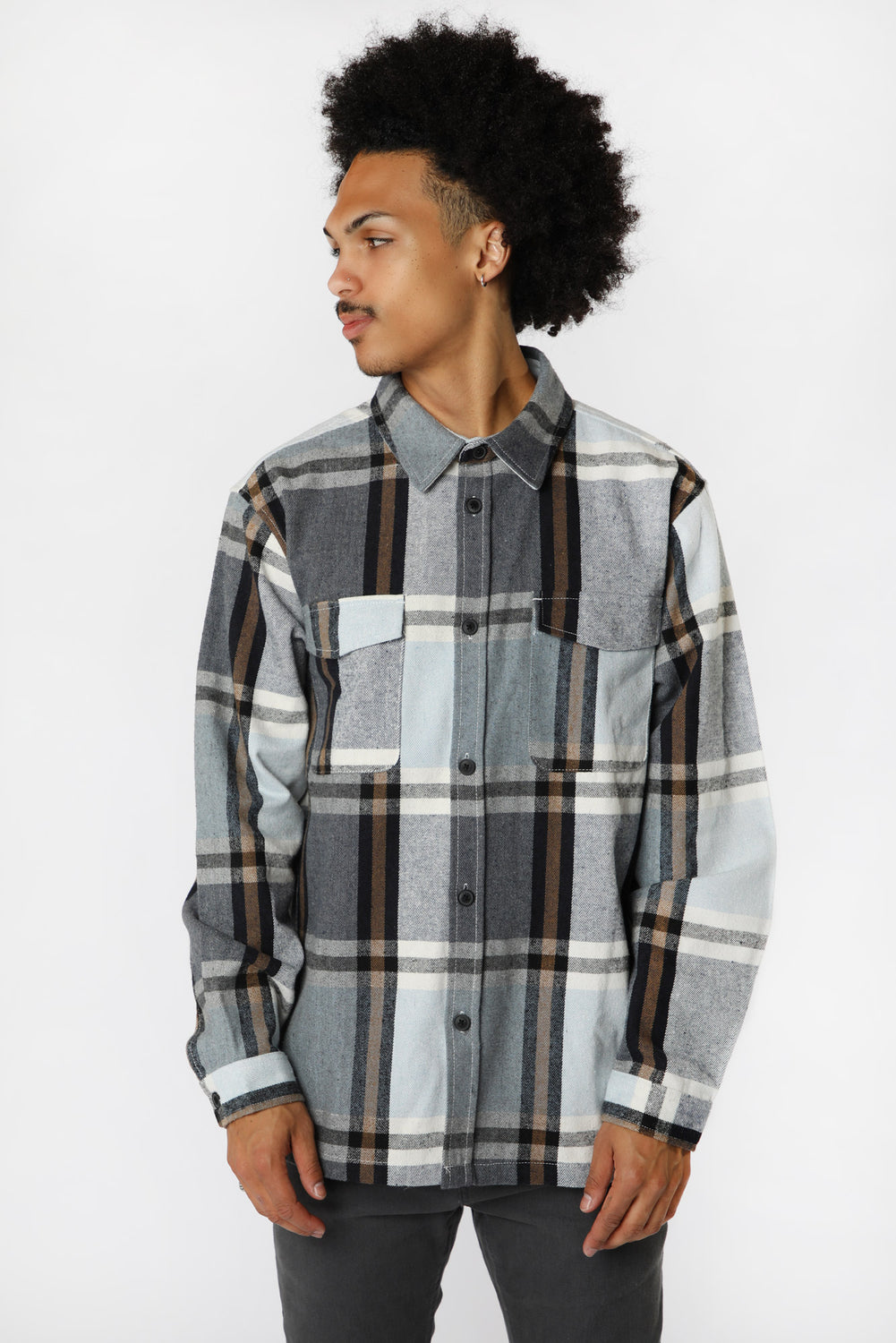 Chemise à Carreaux en Coton Homme Chemise à Carreaux en Coton Homme