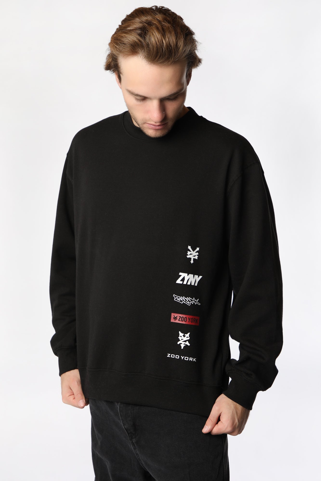 Zoo York Mens Multi Logo Sweatshirt - /
