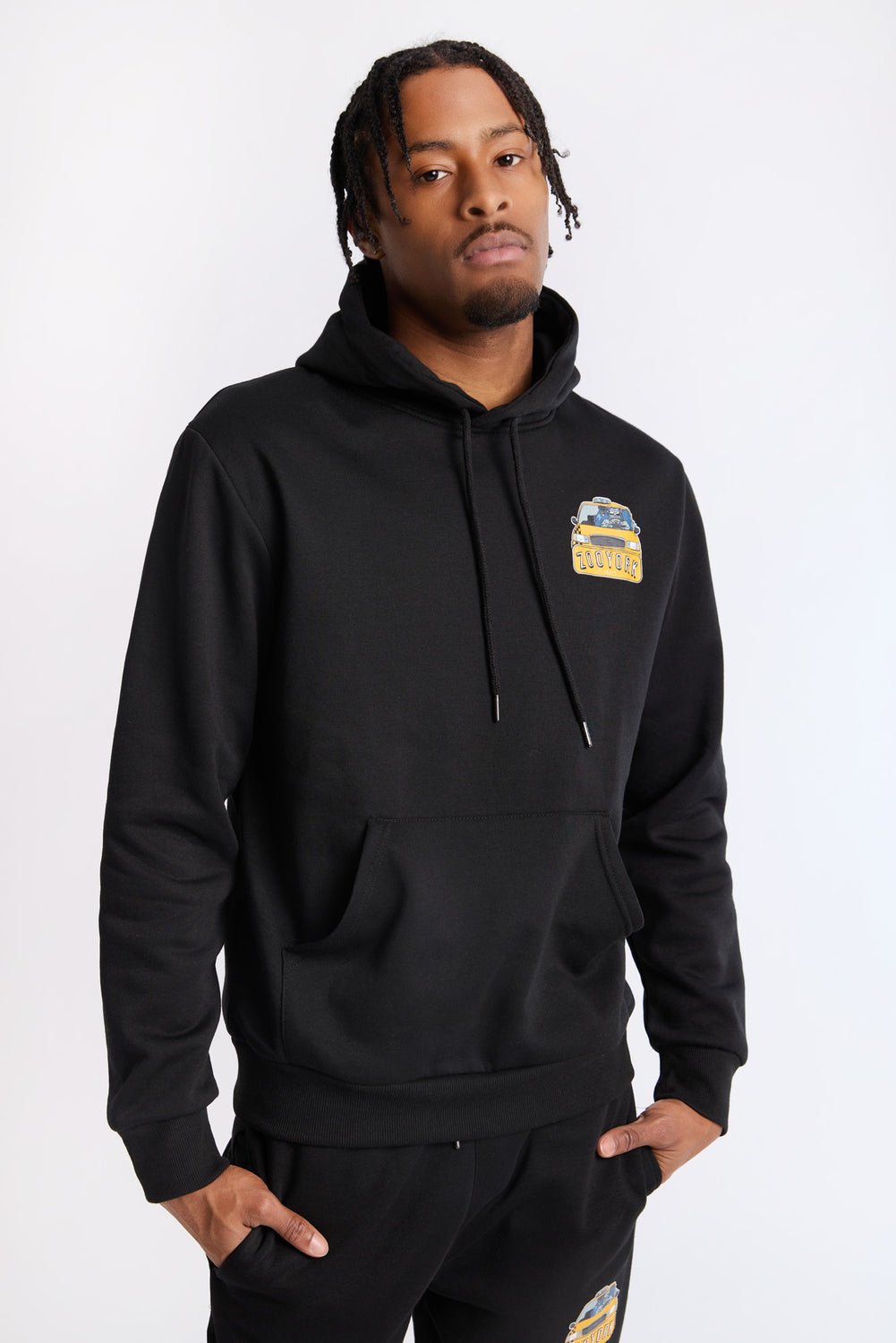 Zoo York Mens Taxis Graphic Hoodie Zoo York Mens Taxis Graphic Hoodie