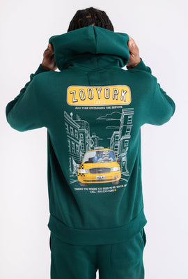 Zoo York Mens Taxis Graphic Hoodie