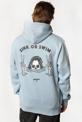 Arsenic Mens Sink of Swim Graphic Hoodie