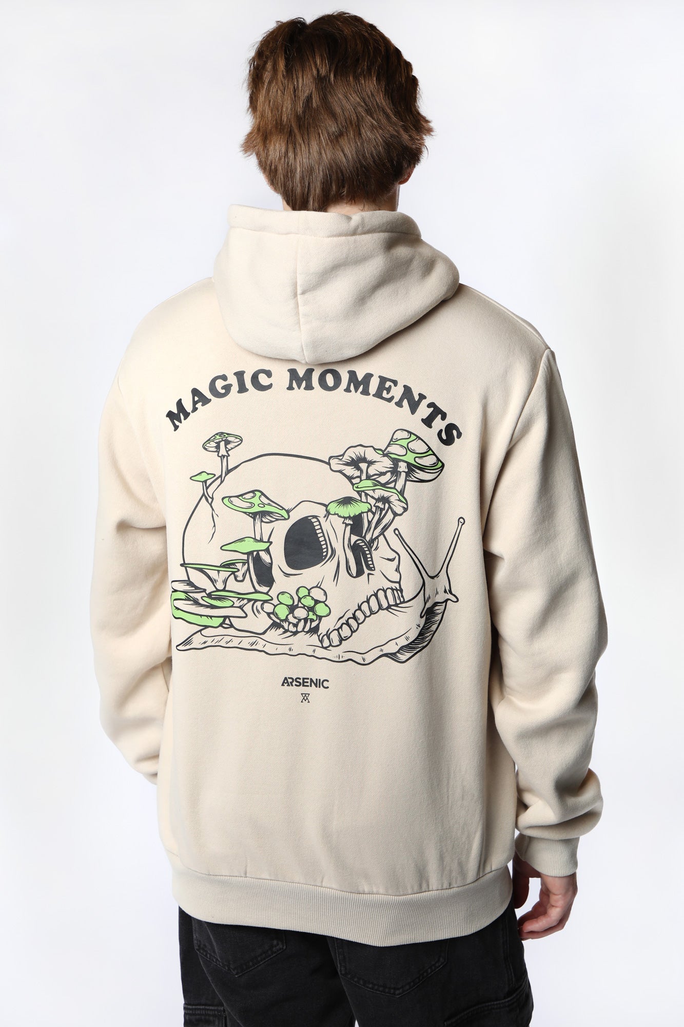 Arsenic Mens Magic Moments Hoodie - Natural /