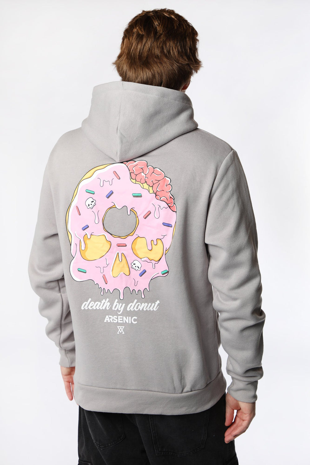 Arsenic Mens Death by Donut Hoodie Arsenic Mens Death by Donut Hoodie